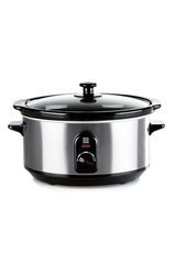 Electric Family Slow Cooker, Chrome Brushed - 3,5 Liter
